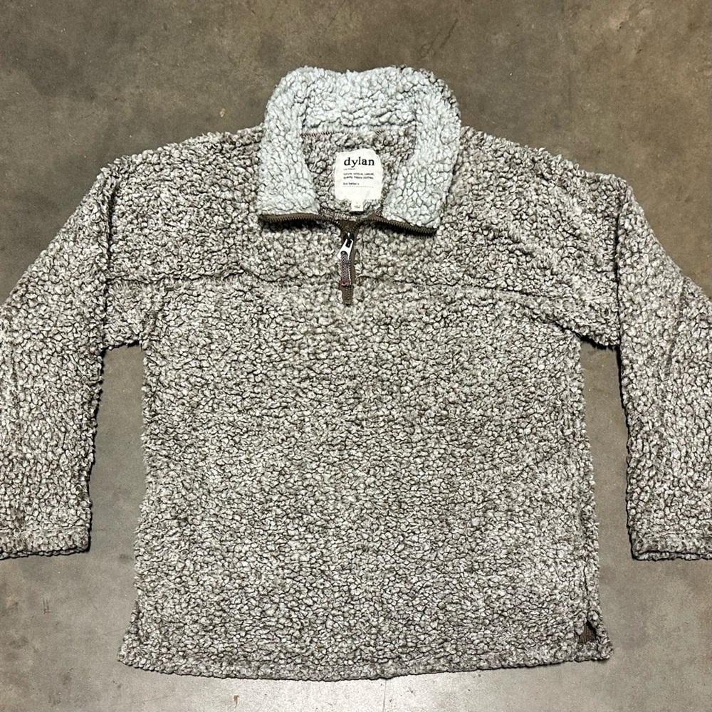 Dylan Men's Zip Up Sweater in Gray